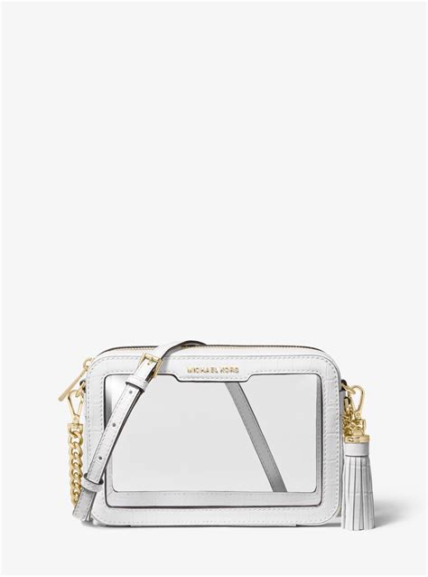 transparent michael kors bag|michael kors clear crossbody bag.